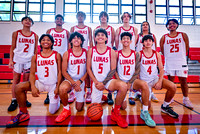 2023-01-16 Lahainaluna Boys Basketball Team Photo