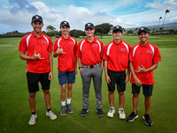 2023-02-23 Lahainaluna Boys Golf Team Photo & Senior