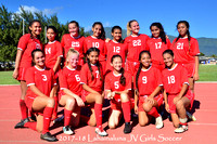 2017-10-28 Lahainaluna JV Girls Soccer v. King Kekaulike