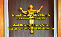 2021-08-21 St. Anthony Church - Installation of Monsignor Watanabe by Bishop L. Silva