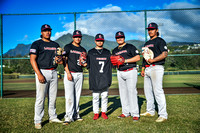 2024-02-23 Lahainaluna Baseball Seniors